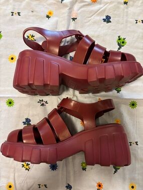 Melissa Chunky Platform Strappy Sandals - Megan Platforms